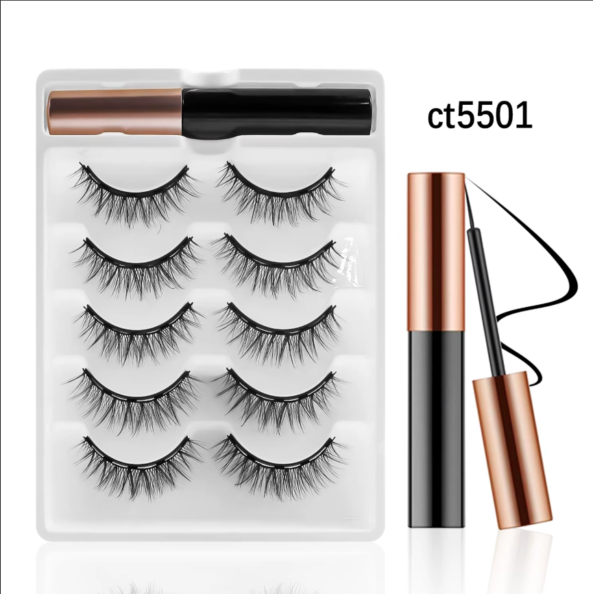 SnapLash® 5Piece Magnetic Eyelashes With Magnetic Eyeliner