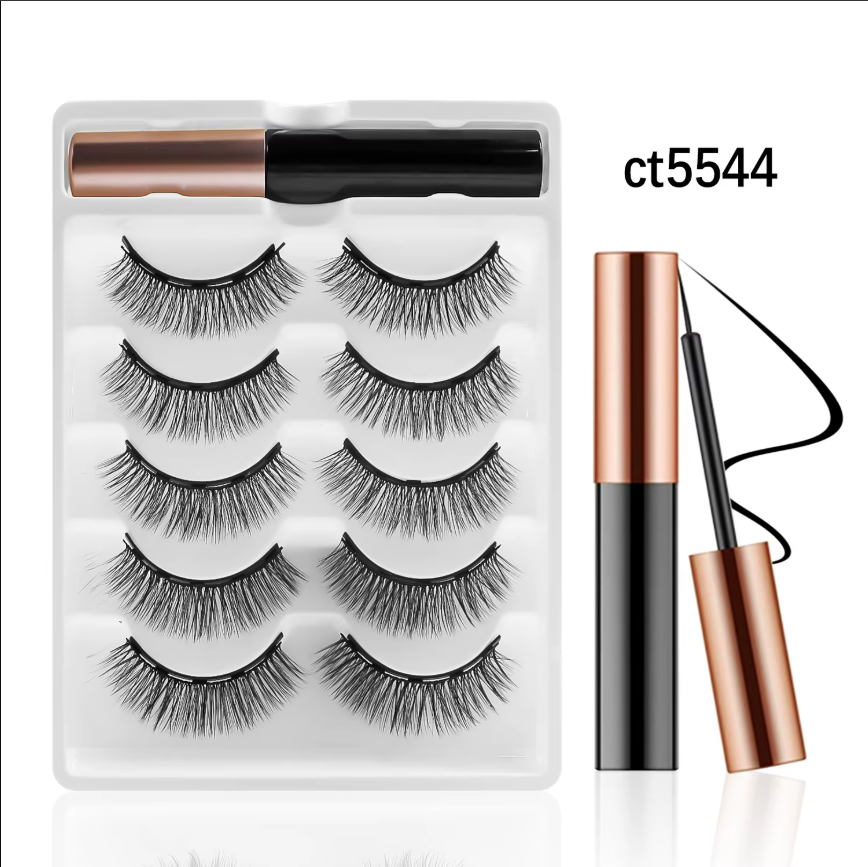 SnapLash® 5Piece Magnetic Eyelashes With Magnetic Eyeliner