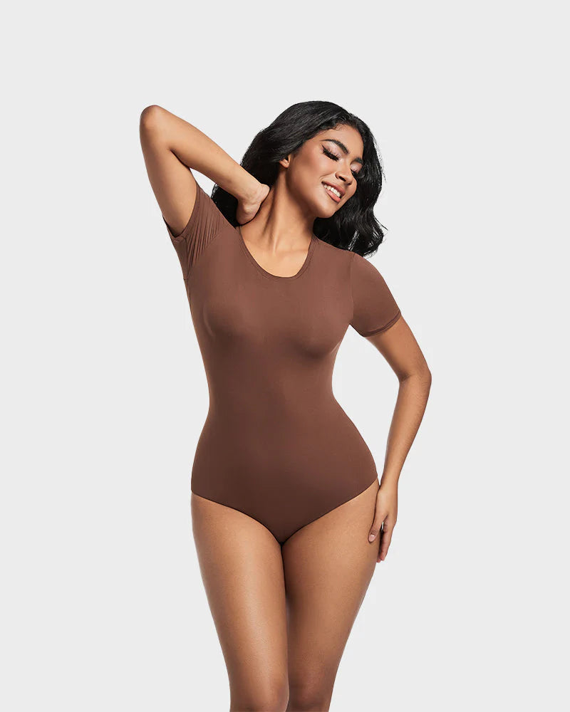 ShapeShyft® Comfy Sculpt Round Neck T-Shirt Bodysuit