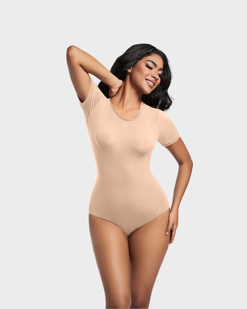 ShapeShyft® Comfy Sculpt Round Neck T-Shirt Bodysuit