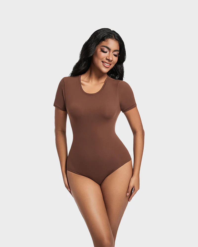 ShapeShyft® Comfy Sculpt Round Neck T-Shirt Bodysuit