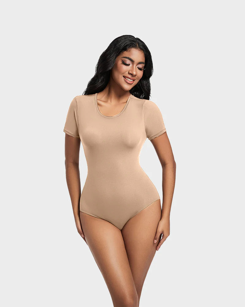 ShapeShyft® Comfy Sculpt Round Neck T-Shirt Bodysuit