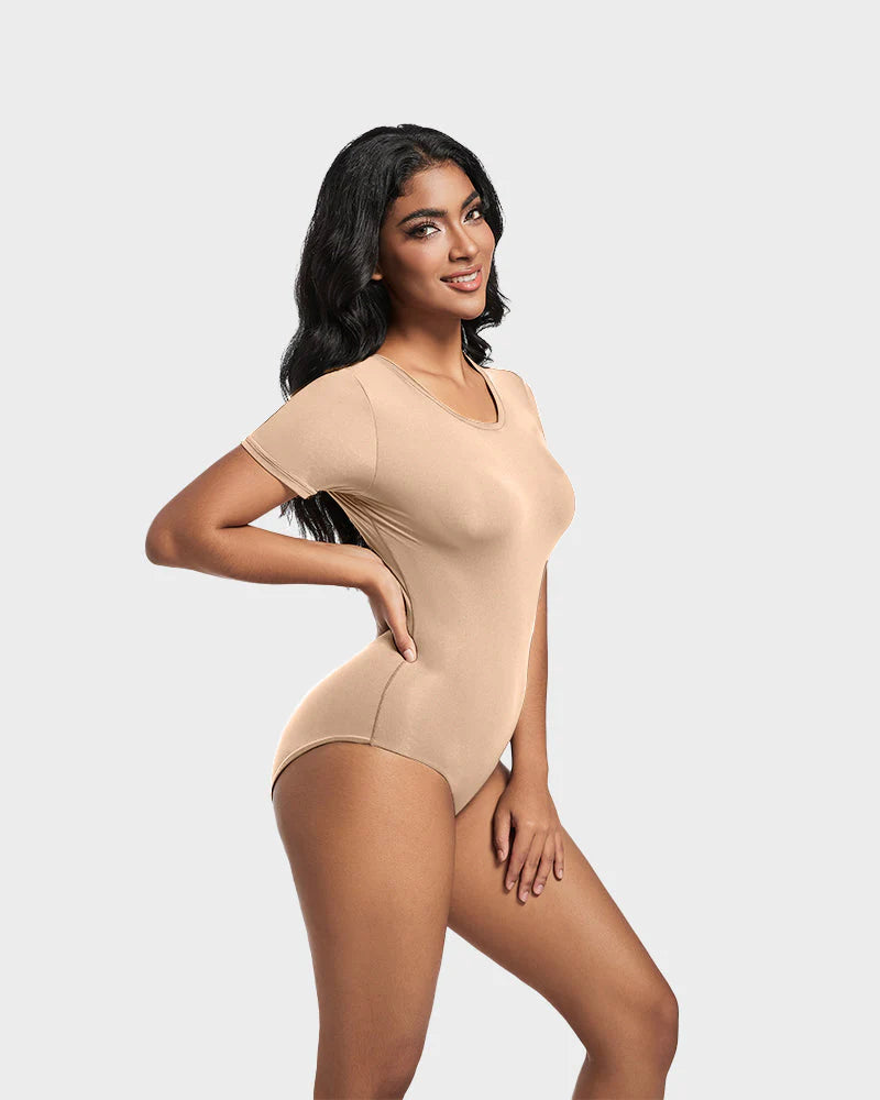 ShapeShyft® Comfy Sculpt Round Neck T-Shirt Bodysuit