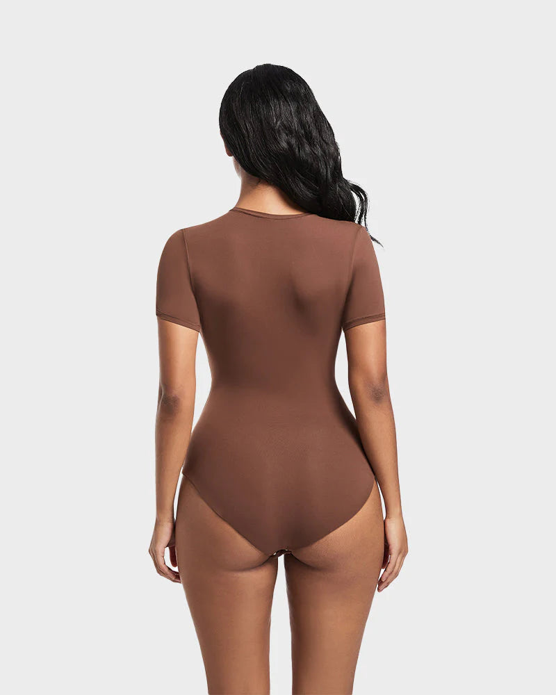 ShapeShyft® Comfy Sculpt Round Neck T-Shirt Bodysuit