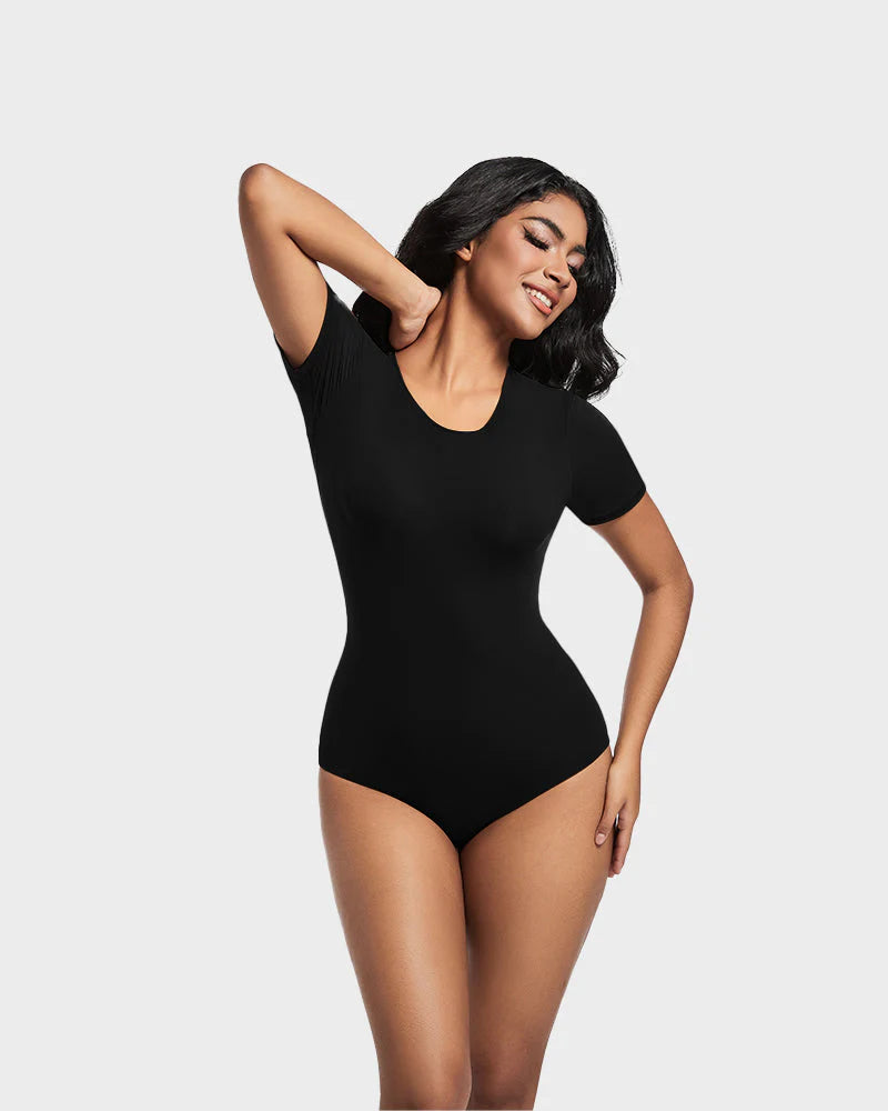 ShapeShyft® Comfy Sculpt Round Neck T-Shirt Bodysuit