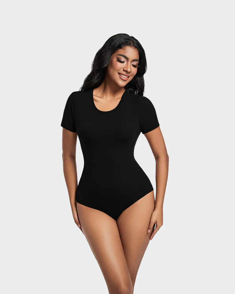 ShapeShyft® Comfy Sculpt Round Neck T-Shirt Bodysuit