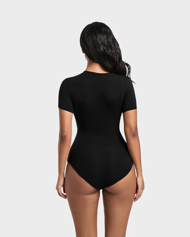 ShapeShyft® Comfy Sculpt Round Neck T-Shirt Bodysuit